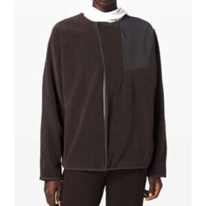Lululemon Lab Moraine Fleece Jacket in Sequoia. Size XS